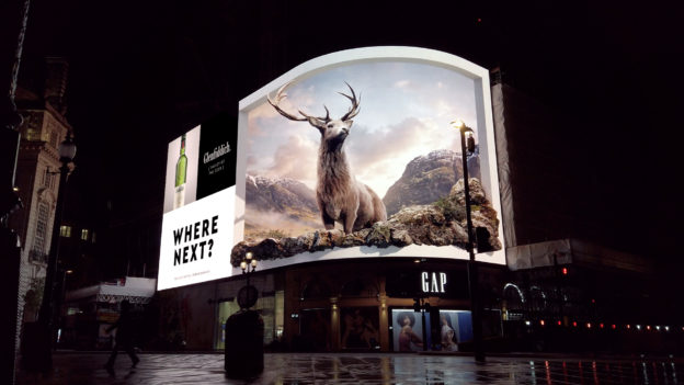 Glenfiddich ramps up major UK marketing drive with mass media campaign and 4D Piccadilly Circus activation