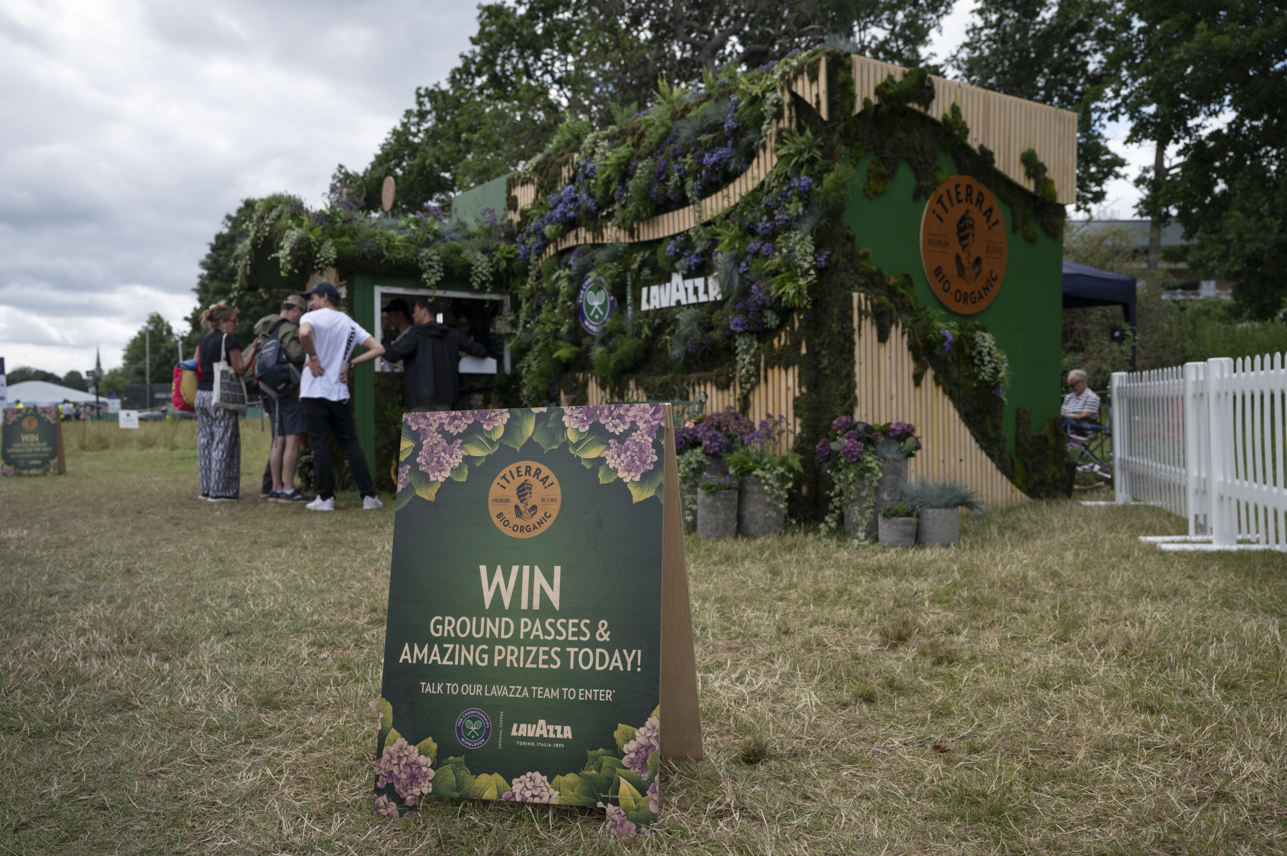 Space serves up Lavazza ¡Tierra! experience at the Wimbledon Championships